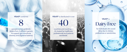 VSL #3® Probiotics for Digestive Health, IBS & UC Symptoms - 112.5B CFUs,Medical Food for Gut Health Support in Men & Women, 60 Capsules